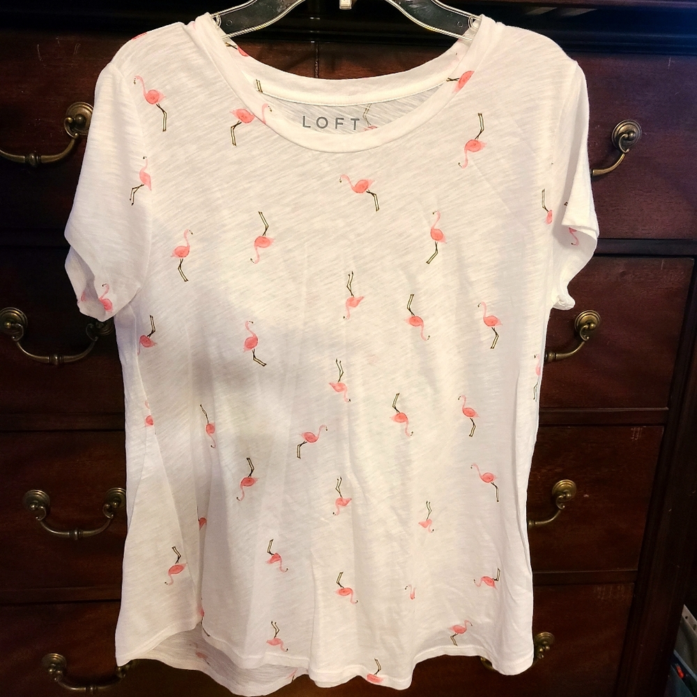 Loft Flamingo T- shirt